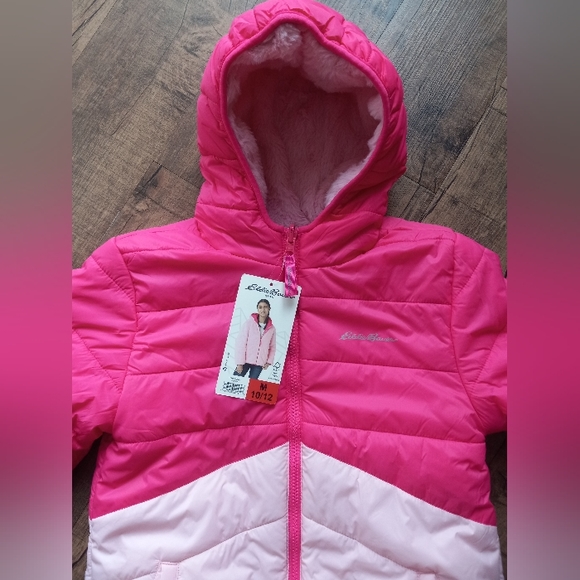 🧥  Eddie Bouer. M-10-12 Youth Reversable Jacket 🧥 - Picture 5 of 8